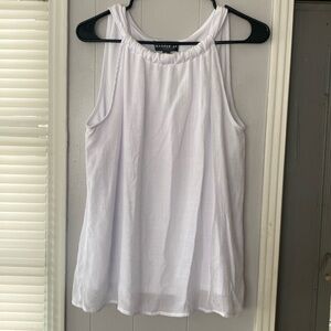 Harper 241 sleeveless white top